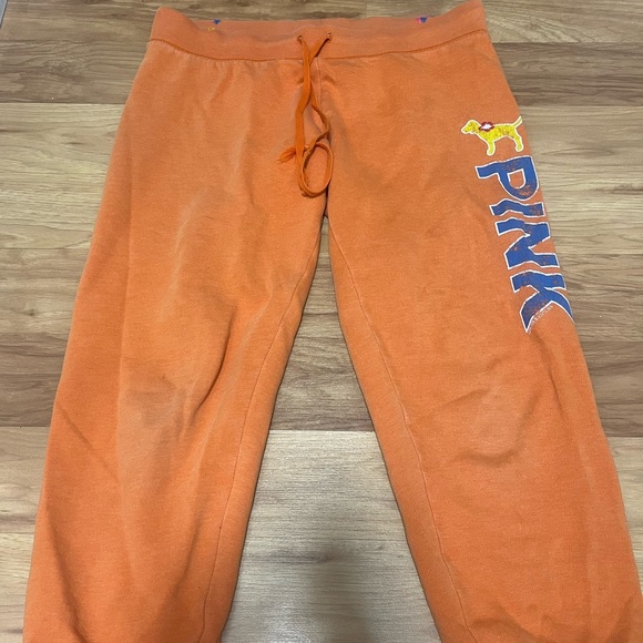 PINK Victoria's Secret Pants - PINK Victoria's Secret Pink Orange Sweatshirt